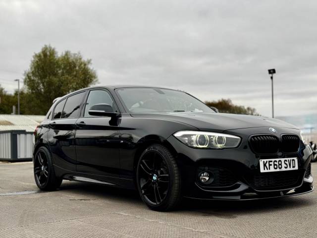 BMW 1 Series 2.0 118d M Sport Shadow Edition Auto Euro 6 (s/s) 5dr Hatchback Diesel Black